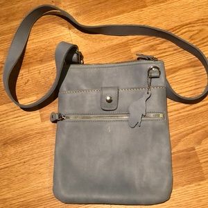 Roots Small Venetian Tribe Leather Crossbody Bag